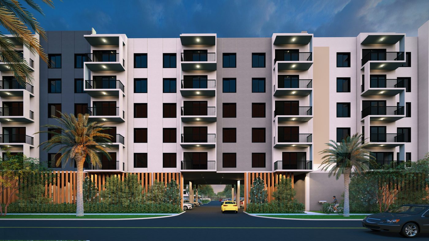 Riviera Beach — residential entry